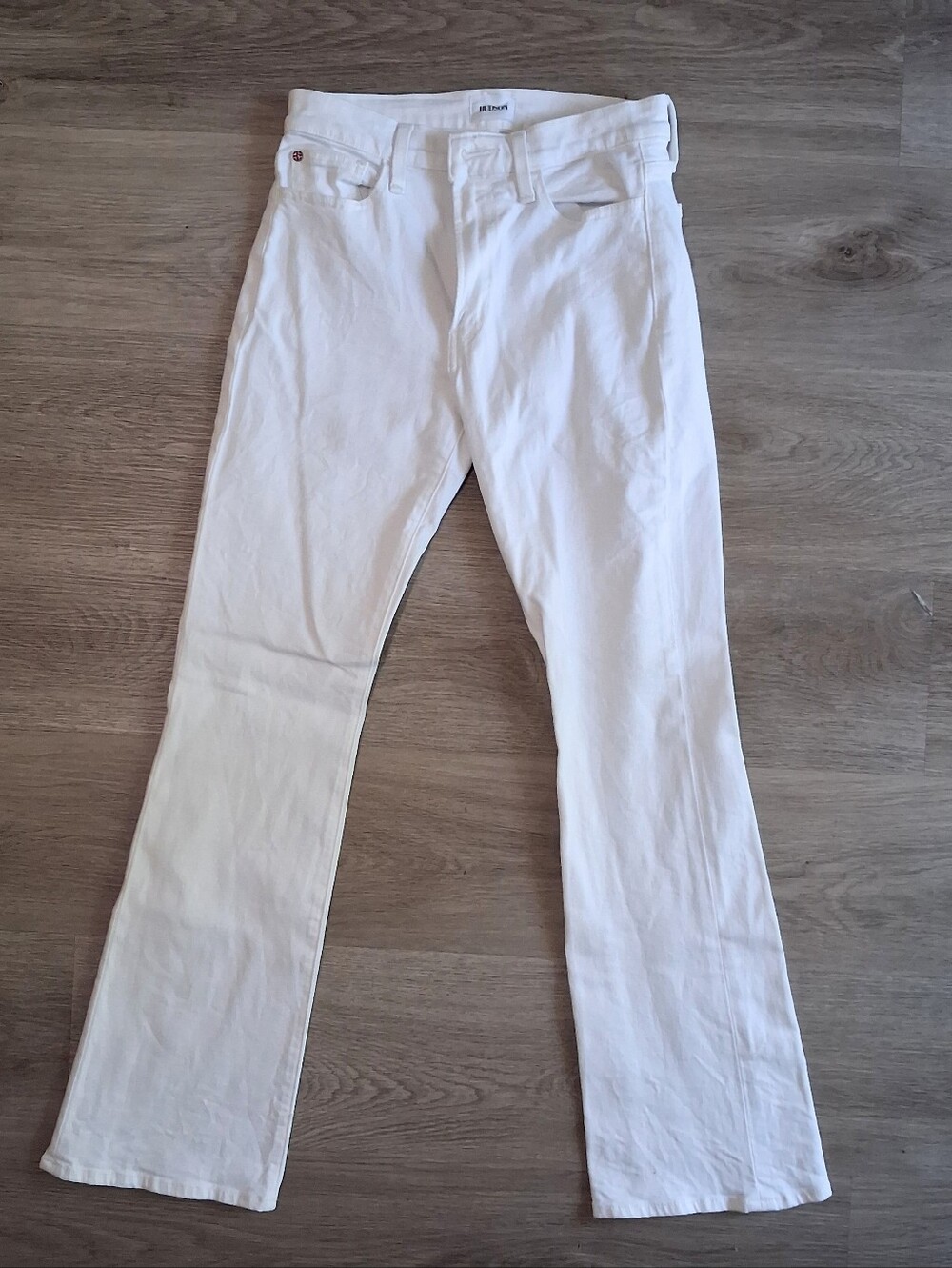 HUDSON Jeans Blair White High-Rise Bootcut Women Size 26